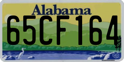 AL license plate 65CF164