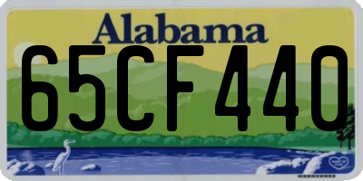 AL license plate 65CF440