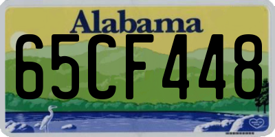 AL license plate 65CF448