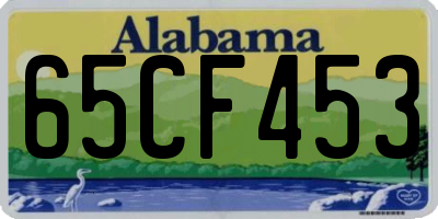 AL license plate 65CF453