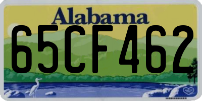 AL license plate 65CF462