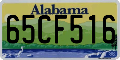 AL license plate 65CF516