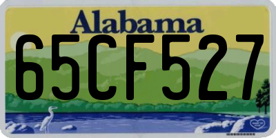 AL license plate 65CF527