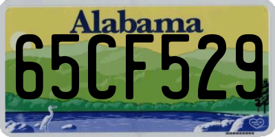 AL license plate 65CF529