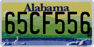 AL license plate 65CF556