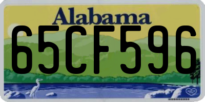 AL license plate 65CF596