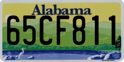 AL license plate 65CF811