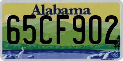 AL license plate 65CF902