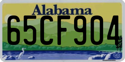 AL license plate 65CF904