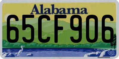 AL license plate 65CF906