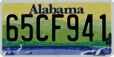 AL license plate 65CF941