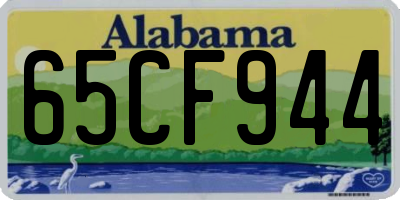 AL license plate 65CF944