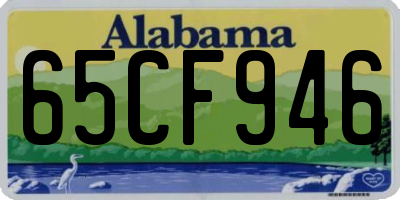AL license plate 65CF946