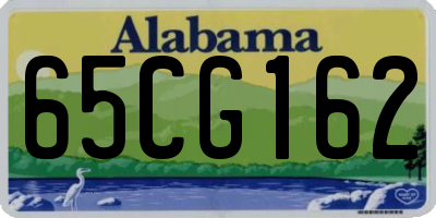 AL license plate 65CG162