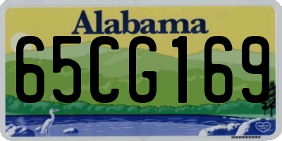 AL license plate 65CG169