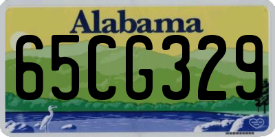 AL license plate 65CG329