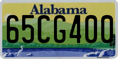 AL license plate 65CG400