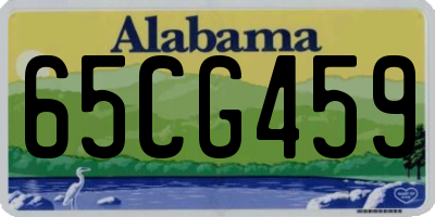 AL license plate 65CG459