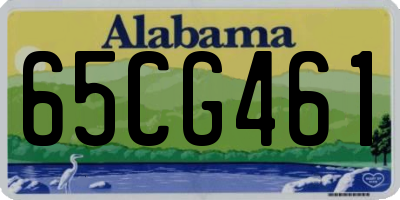 AL license plate 65CG461