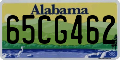 AL license plate 65CG462