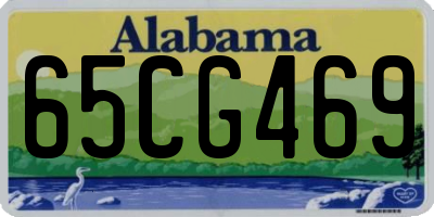 AL license plate 65CG469