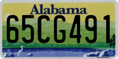 AL license plate 65CG491
