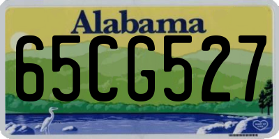 AL license plate 65CG527