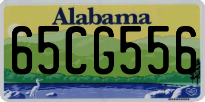 AL license plate 65CG556