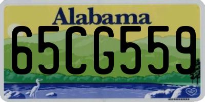 AL license plate 65CG559