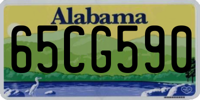 AL license plate 65CG590