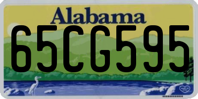 AL license plate 65CG595