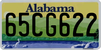 AL license plate 65CG622