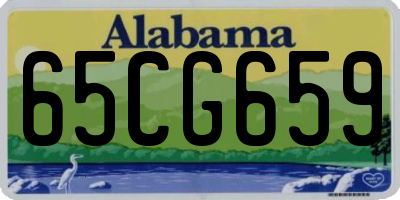 AL license plate 65CG659