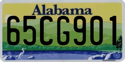 AL license plate 65CG901