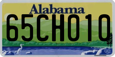AL license plate 65CH010