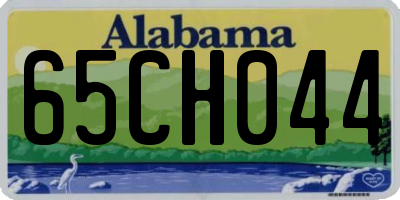 AL license plate 65CH044