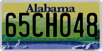 AL license plate 65CH048