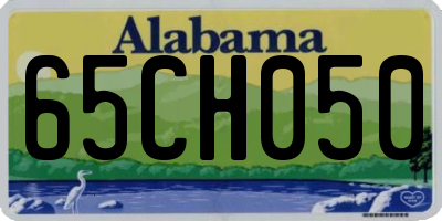 AL license plate 65CH050