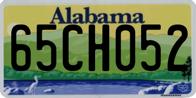 AL license plate 65CH052