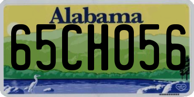 AL license plate 65CH056