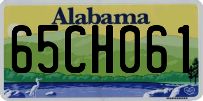 AL license plate 65CH061