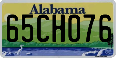 AL license plate 65CH076
