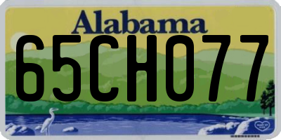 AL license plate 65CH077