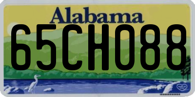 AL license plate 65CH088