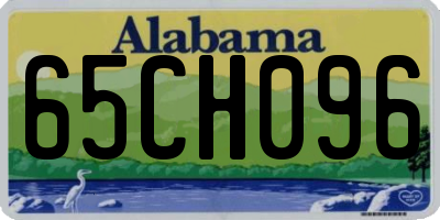 AL license plate 65CH096