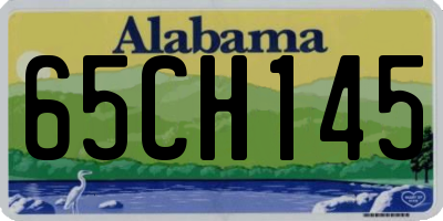 AL license plate 65CH145