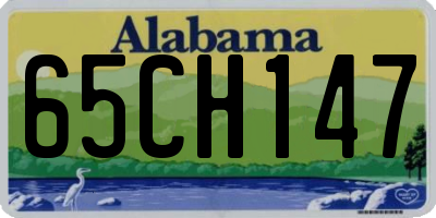 AL license plate 65CH147