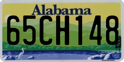 AL license plate 65CH148
