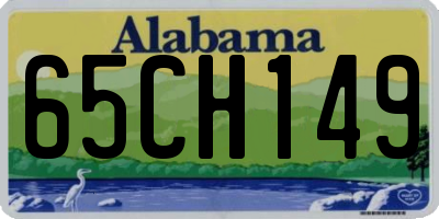 AL license plate 65CH149