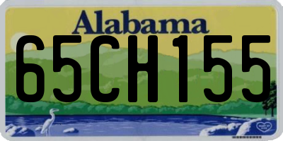 AL license plate 65CH155